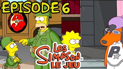 LES SIMPSONS LE JEU EPISODE 6 La Guerre Et Un Jeu Propre YouTube