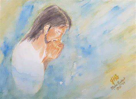 JESUS The Lord's Prayer Painting by maha rukab | Saatchi Art