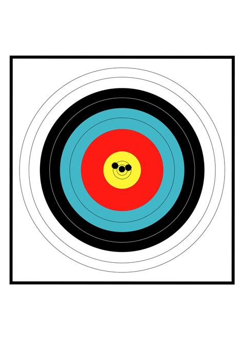 Marksman Target Grouping Poster Picture Metal Print Paint By