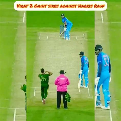 Virat Kohli Hitting Two Game Changer Sixes Against Harris Rauf