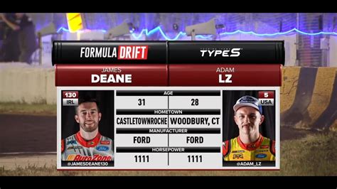 Adam Lz Vs James Deane Final 4 Formula Drift Fdnj Pro Round 4