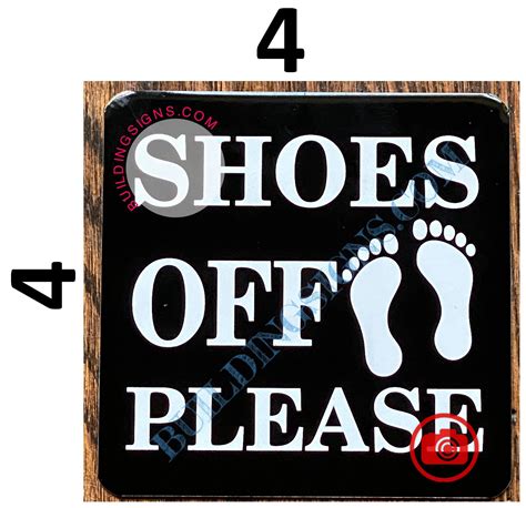 Shoes Off Please Sign Hpd Signs The Official Store