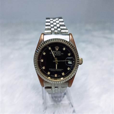 Jam Tangan Rolex Oyster Perpetual Date Just Otomatis Mekanik Fesyen