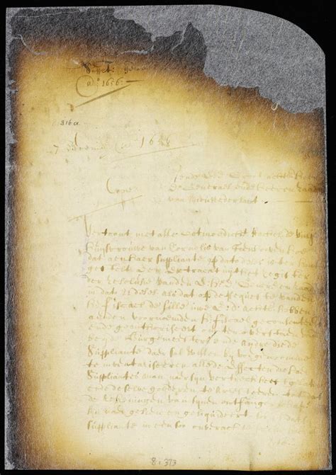 Document Petition Of Rachel De Vinge Wife Of Cornelis Van Tienhoven