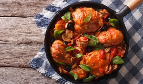 Receta De Pollo Con Tomate Fácil De Preparar