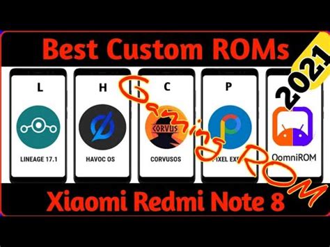 Best Custom ROM For Redmi Note 8 Pro Top Gaming ROM For Redmi Note 8