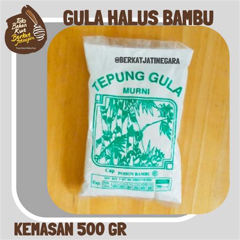 Jual Gula Halus Bambu Gr Tepung Gula Ctn Pcs Shopee