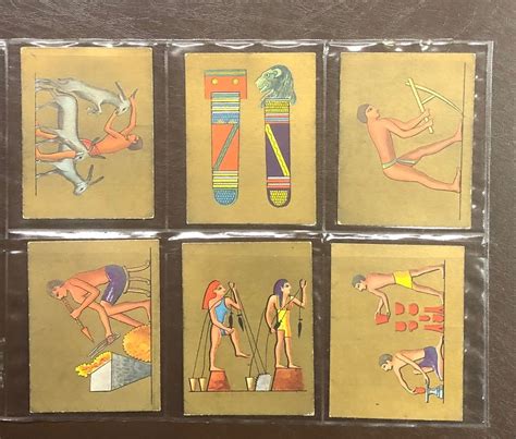 Cavander Ancient Egypt Cigarette Cards JSCards