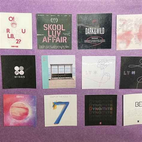 Bts Album Stickers Etsy