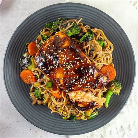 Zalm Teriyaki Met Noedels Ohmydish