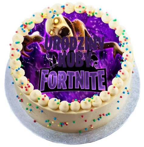 OPŁATEK NA TORT FORTNITE LAMA WYBÓR 300 WZORÓW GRATIS IMIE WIEK