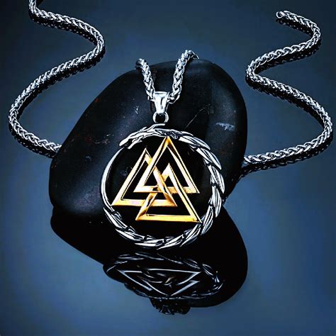 Collier Viking Dragon Valknut