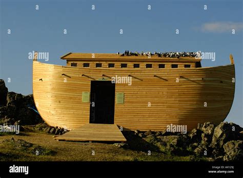 A Replica Of Noahs Ark Built By Greenpeace On Mount Ararat In Turkey