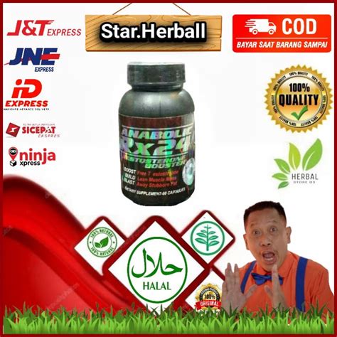 Jual ASLI Anabolic Rx 24 Anabolic Rx 24 Herbal Testosteron Booster RX