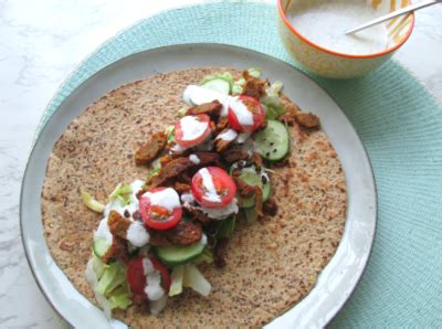 Vega Shoarma Wrap Met Knoflooksaus