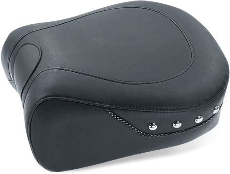 Buy Mustang Motorcycle Seats One Piece Wide Studded Touring Seat Online