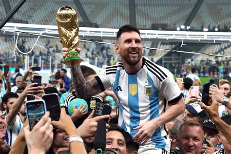 Today At The World Cup Messi Cements Place In History As Argentina Lift Trophy