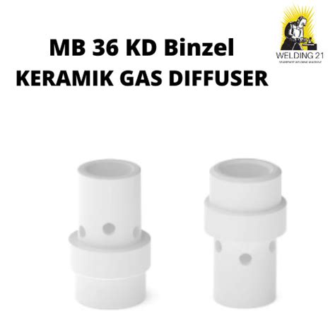 Jual MB 36 KD Binzel KERAMIK GAS DIFFUSER MESIN LAS MIG MAG Jakarta