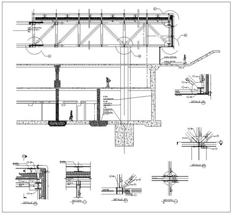 Projects Diagram 17 Steel Steel Structure Detail Details Dra