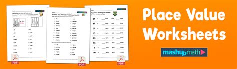 Free Place Value Worksheets—printable With Answers — Mashup Math