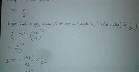 Satkirath Sat Singh Derivation Of Ke For An Electron Standing Wave