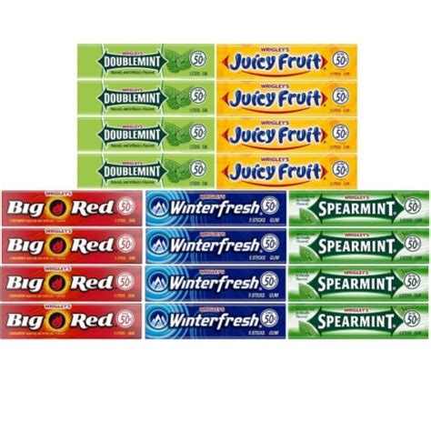 Wrigley Chewing Gum Variety Pack 4 Pcs Pack Of 5 Pack Of 5 Smiths