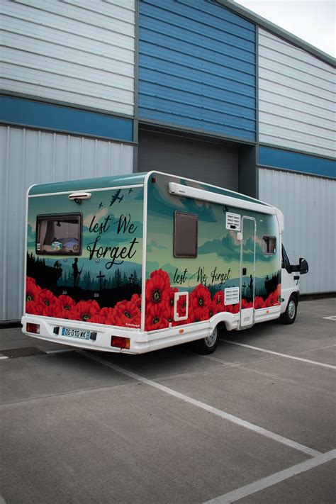 Lest We Forget Motorhome Personal Wrapping Project