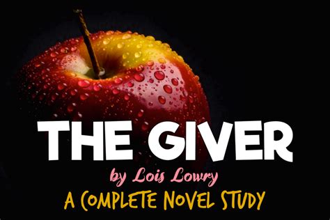 The Giver Unit Plan 6 Weeks Of Lesson Plans Entire Novel Study