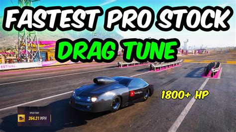 The Fastest Pro Stock Camaro Drag Tune Forza Horizon 5 Youtube