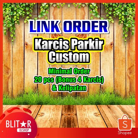 Jual Cetak Karcis Parkir Custom Shopee Indonesia