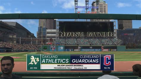 Cleveland Guardian Vs Oakland Athletics Youtube