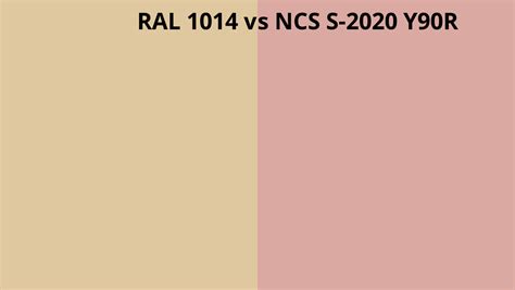 Ral 1014 Vs Ncs S 2020 Y90r Ral Colour Chart Uk