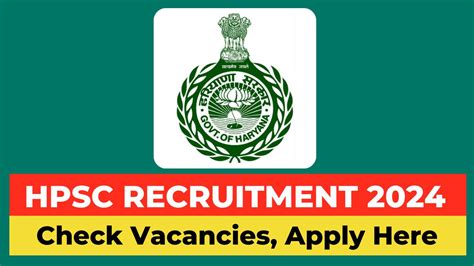 Haryana Public Service Commission Hpsc Constable Recruitment 2024