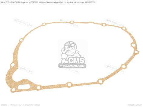 Gasket Clutch Cover Mca For Kz G Usa Canada Order At Cmsnl