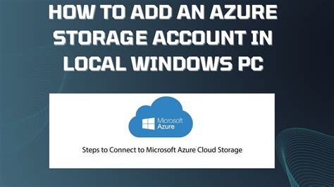 How To Add Mount SMB Azure File Share On Windows PC From Microsoft