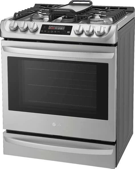 Customer Reviews Lg 63 Cu Ft Slide In True Convection Gas Range With Easyclean And Ultraheat