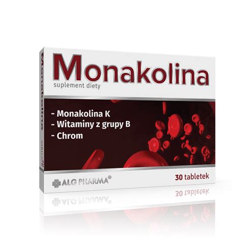 Monakolina - ALG Pharma - Suplementy zawierające wyciąg z ...