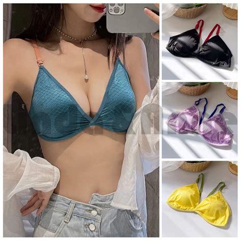 Jual Bra Sexy With Cup Fashion Bikini Bra Sexy Tanpa Kawat Bahan