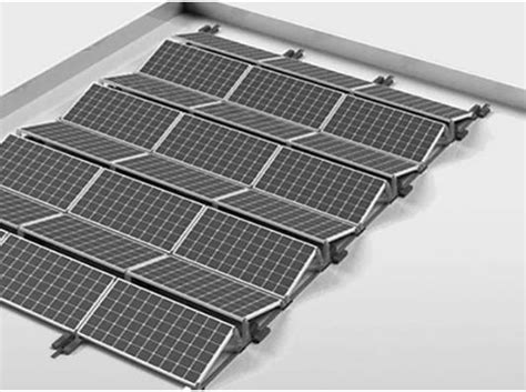 Flat Roof Solar Mounting Systems Double Direction Flat Roof