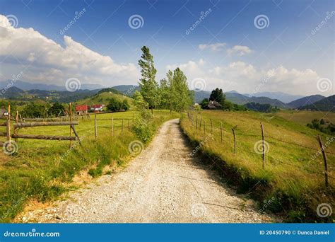 Paesaggio Rurale Dalla Romania Fotografia Stock Immagine Di Scena