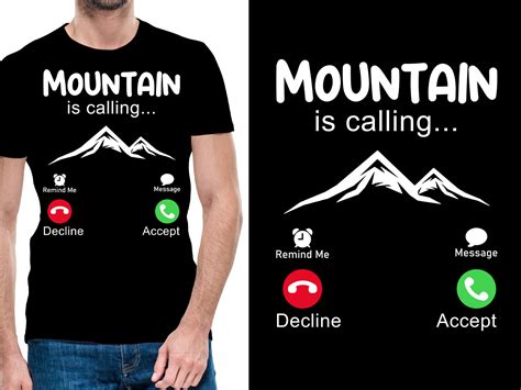 Mountain Is Calling Tshirt Design Graphic By Sahirtshirt · Creative Fabrica