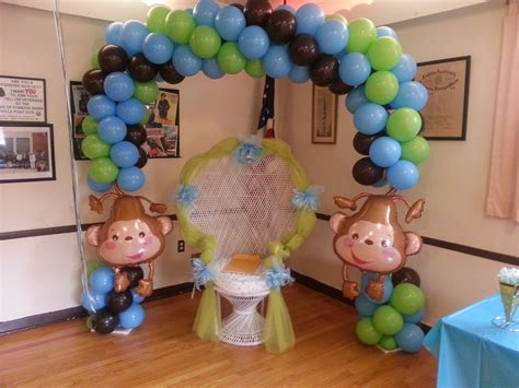 Baby Monkey Baby Shower Decorations