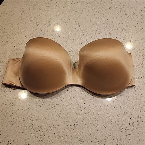 Maidenform Intimates Sleepwear Maidenform Bra C Nude Underwire Lined Strapless No Straps