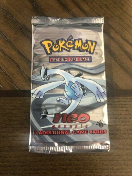 Wizards Of The Coast Pokemon Neo Genesis St Edition Booster Pack For