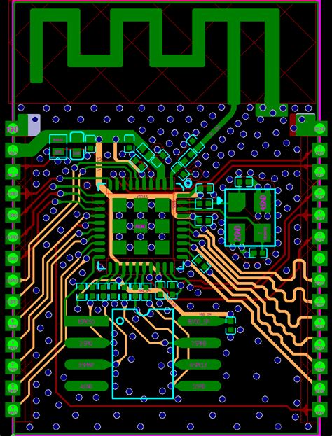 Pcb 版图布局 Esp32 C6 — Esp 硬件设计指南 Latest 文档