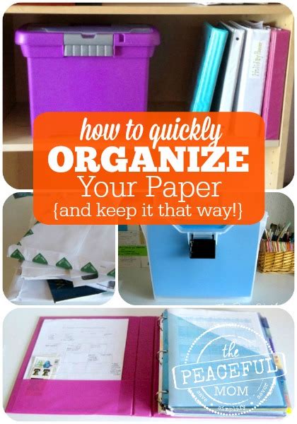 How To Organize Paperwork Artofit