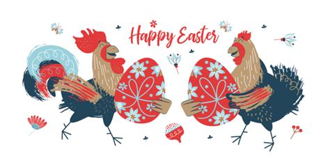 Happy Easter Egg Vector Art Png Colourful Happy Easter Eggs Frame