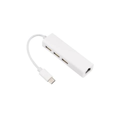 GENERICO Adaptador Hub Usb-c A Rj45 ( Ethernet) Y 3 Puertos Usb ... 