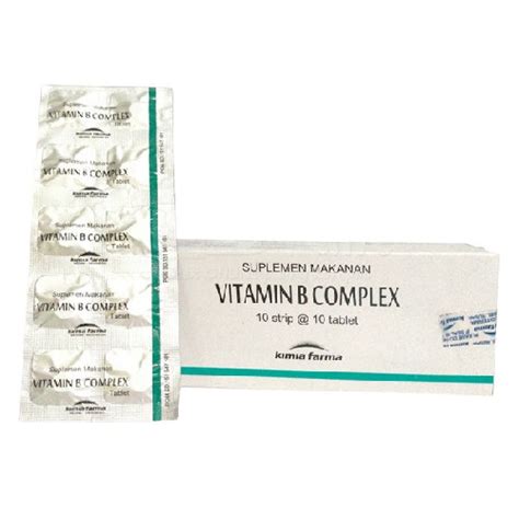 Jual Vitamin B Complex Generik Tablet Strip Kota Denpasar Apotek