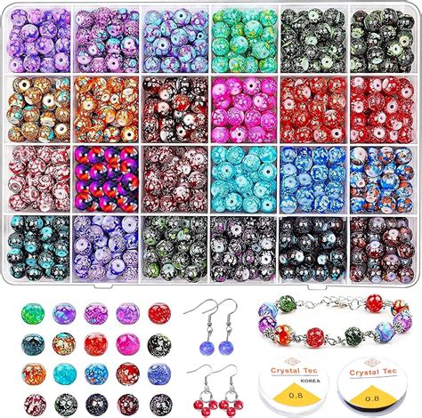 Beads For Jewelry Making Gacuyi Colorful 8mm Acrylic Round